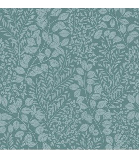4066-26518 - Elin Sky Blue Berry Botanical Wallpaper by A Street