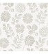 4066-26533 - Inge Light Grey Floral Block Print Wallpaper by A Street