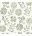 4066-26531 - Inge Moss Floral Block Print Wallpaper by A Street