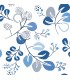 4066-26566 - Jonah Blue Leaf Trail Wallpaper by A Street