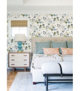 4066-25123 - Jonah Green Leaf Trail Wallpaper by A Street