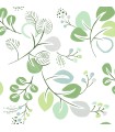 4066-26565 - Jonah Light Green Leaf Trail Wallpaper by A Street