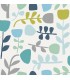 4066-26536 - Juni Teal Abstract Tulips Wallpaper by A Street