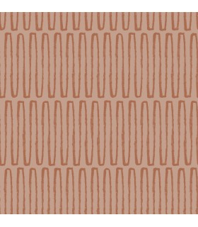 4066-26503 - Lars Coral Retro Wave Wallpaper by A Street