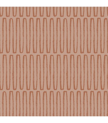 4066-26503 - Lars Coral Retro Wave Wallpaper by A Street