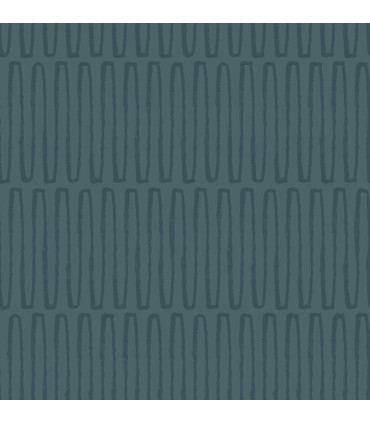 4066-26505 - Lars Teal Retro Wave Wallpaper by A Street