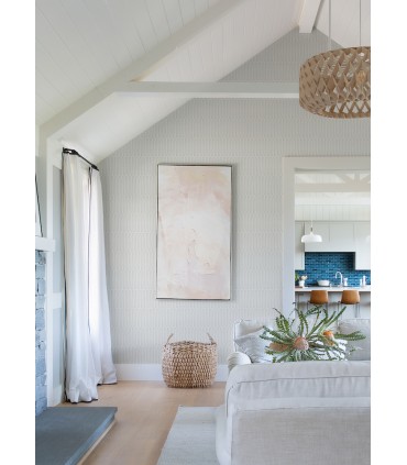 4066-26504 - Lars Light Grey Retro Wave Wallpaper by A Street