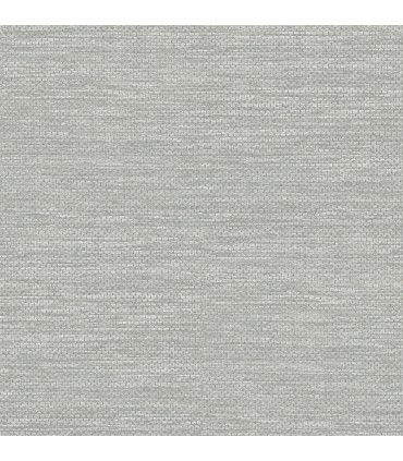 4066-26562 - Malin Light Grey Faux Grasscloth Wallpaper by A Street