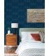 4066-26526 - Nyle Dark Blue Chevron Stripes Wallpaper by A Street