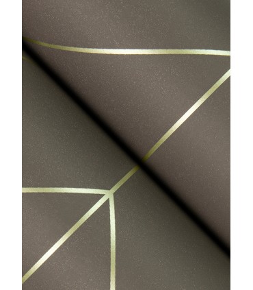 4066-26549 - Sander Chocolate Geometric Wallpaper by A Street