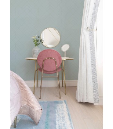 4066-26547 - Sander Light Blue Geometric Wallpaper by A Street