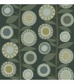4066-26551 - Sisu Evergreen Floral Geometric Wallpaper by A Street