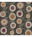 4066-26552 - Sisu Rasberry Floral Geometric Wallpaper by A Street