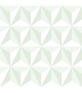 4060-138913 - Adella Sage Geometric Wallpaper by Chesapeake