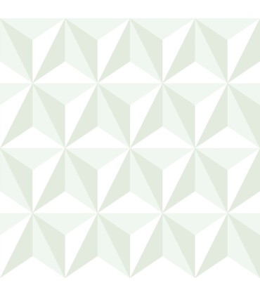 4060-138913 - Adella Sage Geometric Wallpaper by Chesapeake