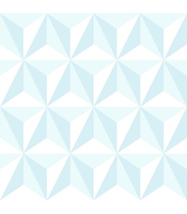 4060-138912 - Adella Sky Blue Geometric Wallpaper by Chesapeake