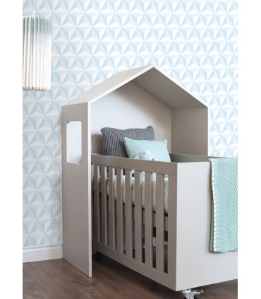 4060-138912 - Adella Sky Blue Geometric Wallpaper by Chesapeake