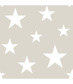 4060-128866 - Amira Taupe Stars Wallpaper by Chesapeake