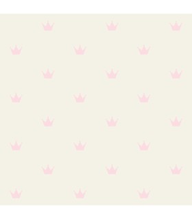 4060-347702 - Bea Light Pink Crowns Wallpaper by Chesapeake