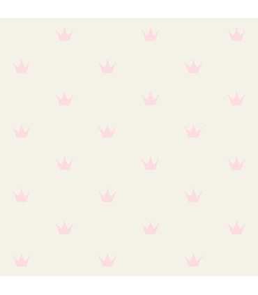 4060-347702 - Bea Light Pink Crowns Wallpaper by Chesapeake