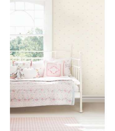 4060-347702 - Bea Light Pink Crowns Wallpaper by Chesapeake