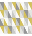4060-138921 - Inez Mustard Geometric Wallpaper by Chesapeake