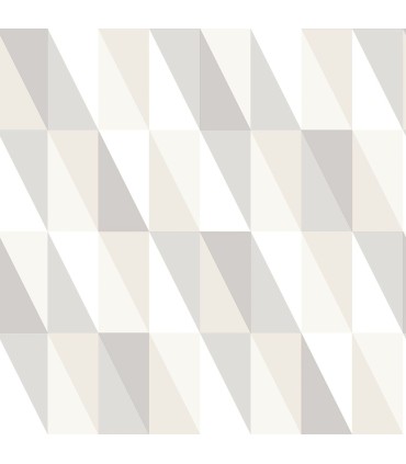 4060-138922 - Inez Nuetral Geometric Wallpaper by Chesapeake