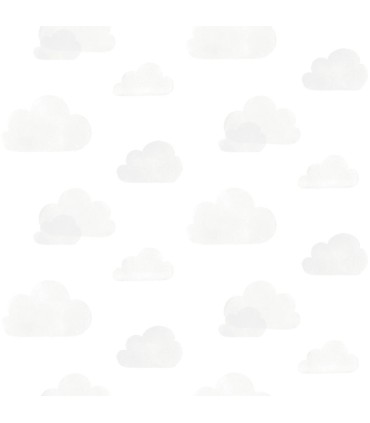 4060-138945 - Irie Grey Clouds Wallpaper by Chesapeake