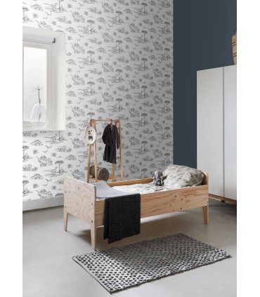 4060-139269 - Isolde Charcoal Dinosaurs Wallpaper by Chesapeake