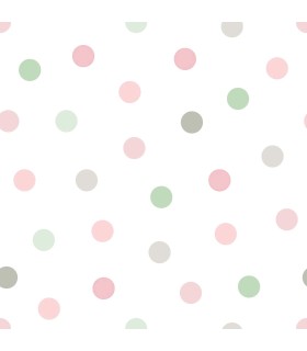 4060-139040 - Jubilee Pink Dots Wallpaper by Chesapeake