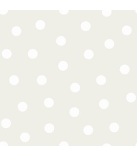 4060-347513 - Jubilee Silver Dots Wallpaper by Chesapeake