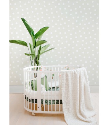 4060-347513 - Jubilee Silver Dots Wallpaper by Chesapeake