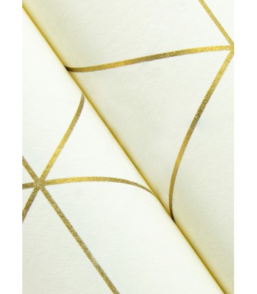 4060-347682 - Leda Metallic Geometric Wallpaper by Chesapeake