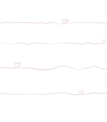 4060-381402 - Love & Hearts Pink Script Wallpaper by Chesapeake