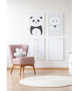 4060-381402 - Love & Hearts Pink Script Wallpaper by Chesapeake