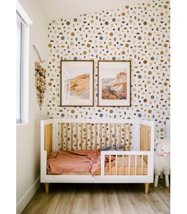 4060-139278 - Marilee Multicolor Circles Wallpaper by Chesapeake