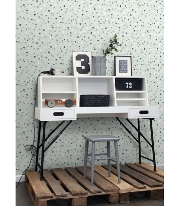 4060-139036 - Ona Mint Terrazzo Wallpaper by Chesapeake