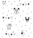 4060-381382 - Orlow Black Llama Wallpaper by Chesapeake