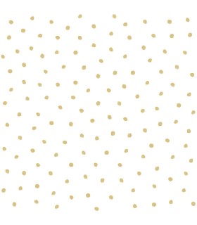 4060-138937 - Pixie Gold Dots Wallpaper by Chesapeake