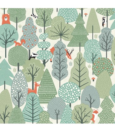 4060-51604 - Quillen Green Forest Wallpaper by Chesapeake