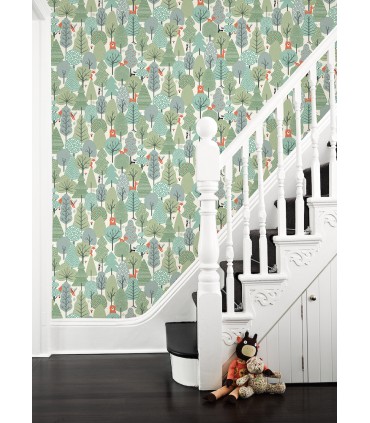4060-51604 - Quillen Green Forest Wallpaper by Chesapeake