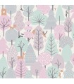 4060-51603 - Quillen Pink Forest Wallpaper by Chesapeake