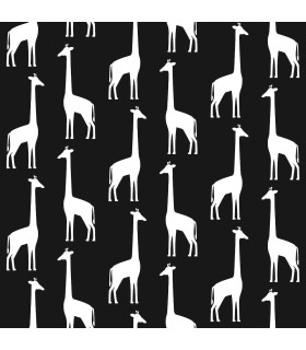 4060-139062 - Vivi Black Giraffe Wallpaper by Chesapeake