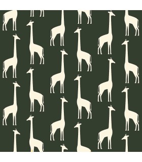 4060-139060 - Vivi Green Giraffe Wallpaper by Chesapeake