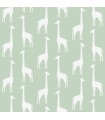 4060-139058 - Vivi Sage Giraffe Wallpaper by Chesapeake