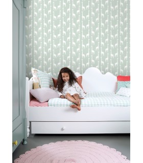 4060-139058 - Vivi Sage Giraffe Wallpaper by Chesapeake