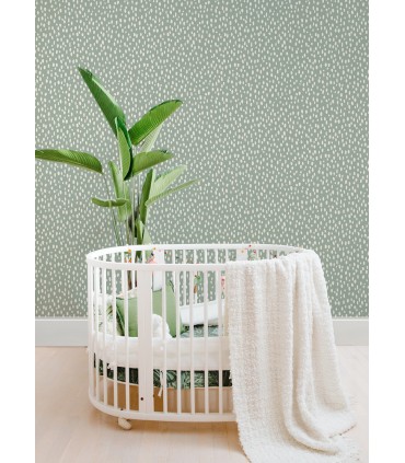 4060-139256 - Willa Moss Dots Wallpaper by Chesapeake