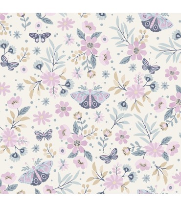 4060-58103 - Zev Pink Butterfly Wallpaper by Chesapeake