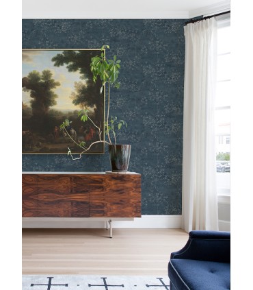 4105-86429 - Arian Blue Inkburst Wallpaper by A Street