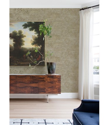 4105-86430 - Arian Gold Inkburst Wallpaper by A Street